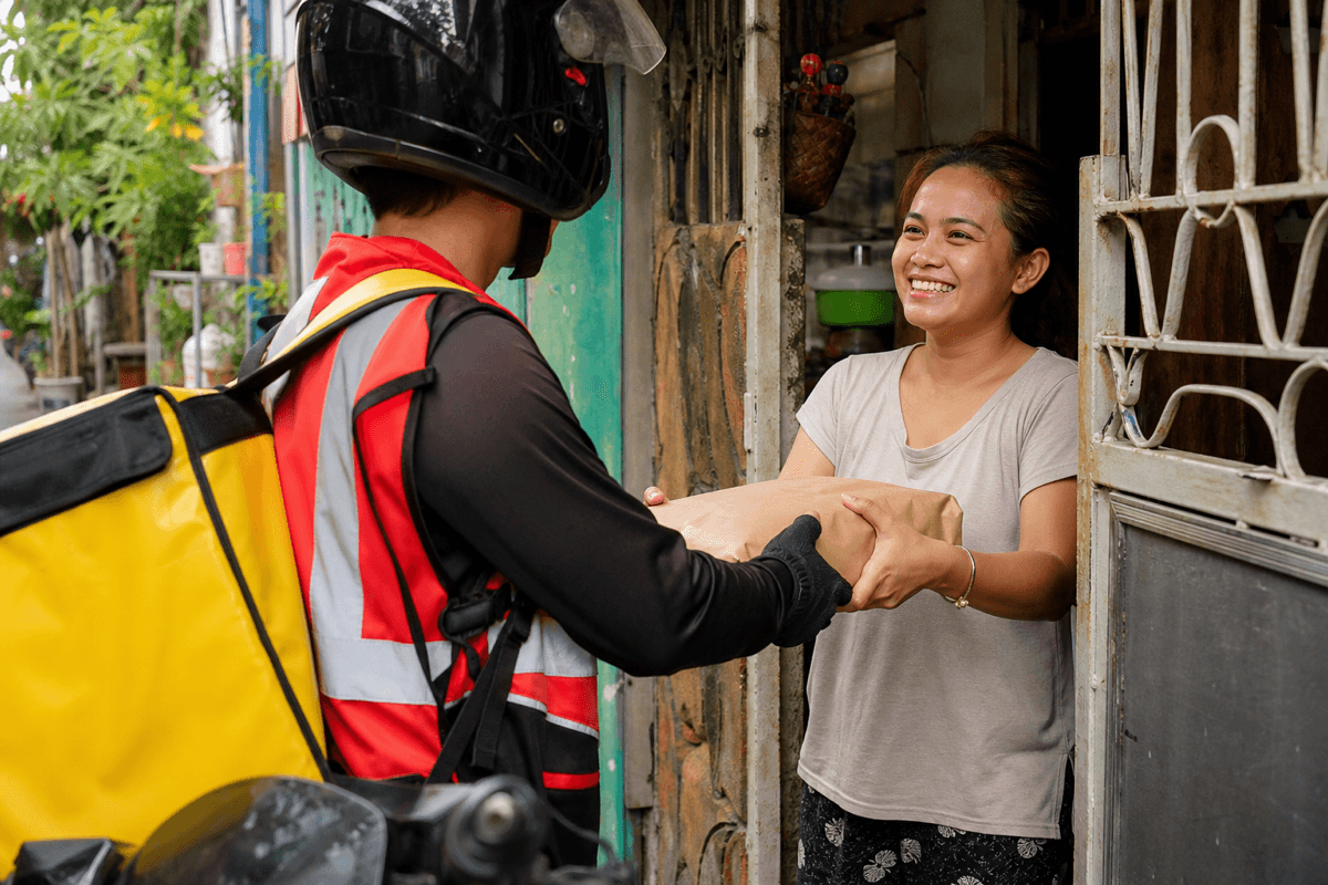 SUGOLA delivery handoff in Sto. Tomas
